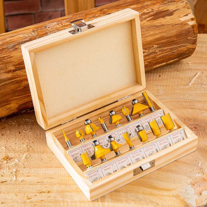 Tootock Carving 1 4 Shank Solid Carbide Liner Router Bits WC197