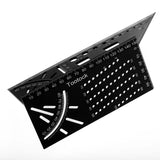 Tootock Measuring Aluminum Alloy 3D Mitre Degree Protractor WM192