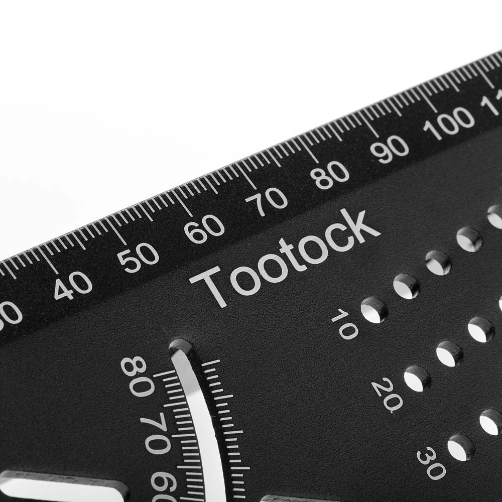 Tootock Measuring Aluminum Alloy 3D Mitre Degree Protractor WM192