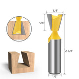 High-Performance 1/2" Shank 14° Dovetail Joint Tenon Cutter – Tootock WC203 Precision Woodworking Router Bit