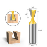 Tootock Carving 1/2 Dovetail Joint 14 Degree Tenon Cutter WC203