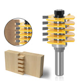  Tootock Carving 1/2Inch Shank Box Finger Joint Tenon Cutter WC200