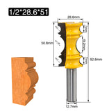 Tootock Carving 1/2 Shank Chair Rail Molding Router Bit WC206